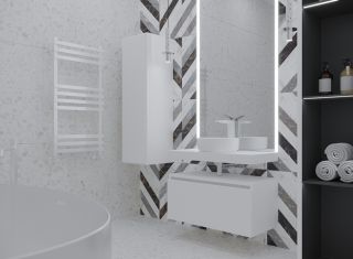 Ящик под столешницу Armadi Art Flat 100см белый 897-100-W